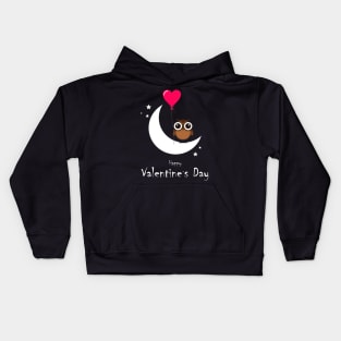 Owl be your Valentine Kids Hoodie